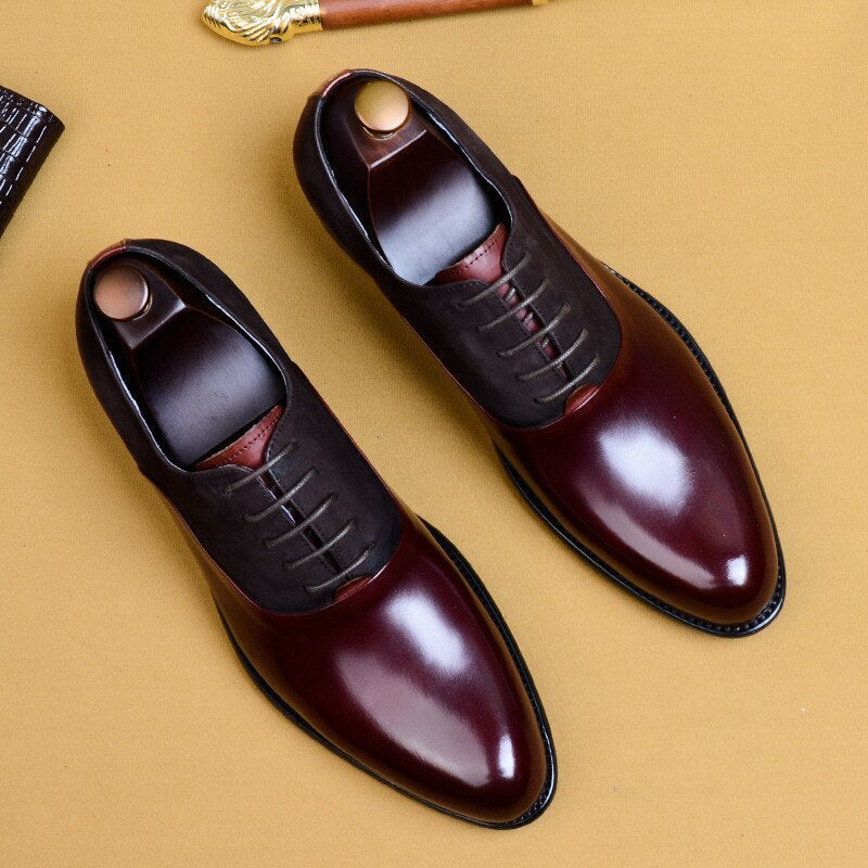 Vintage British Business Mens Formal Leather Shoes Ooho