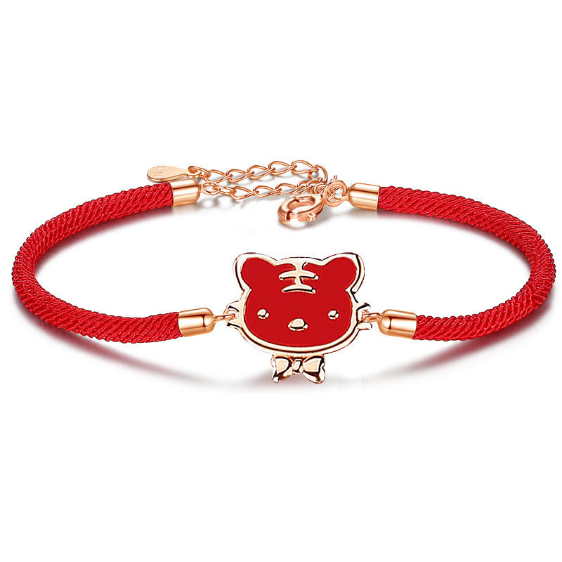 Zodiac Red Rope Bracelet For Women Ooho