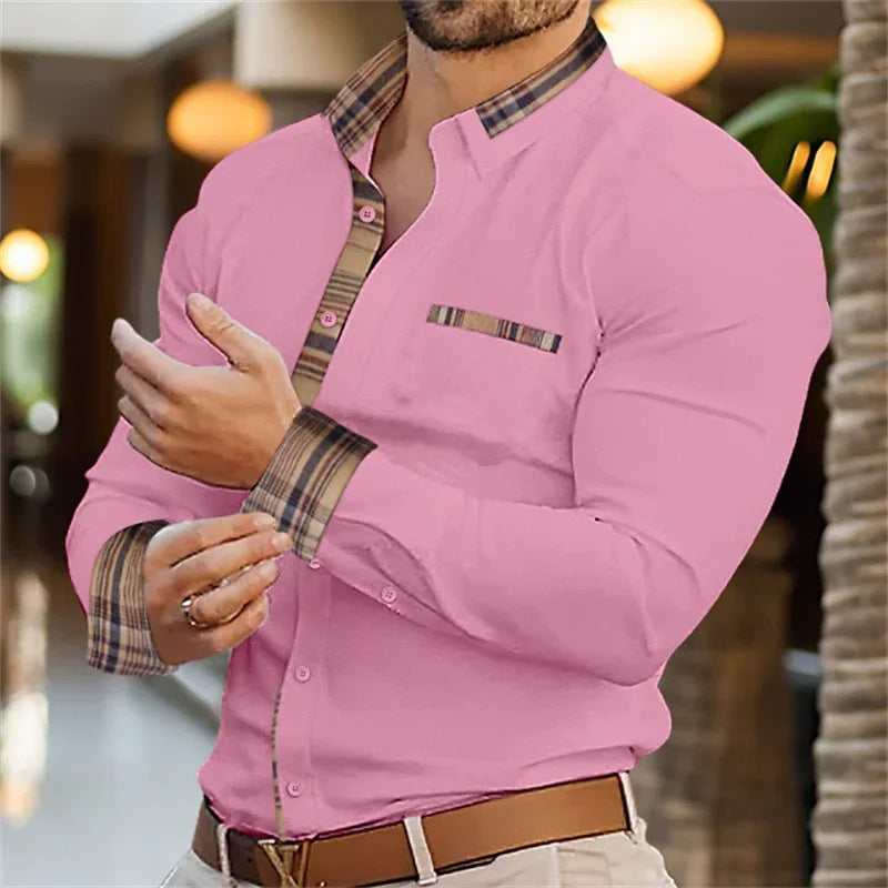 Loose Casual New Long Sleeve Shirt Coat For Men