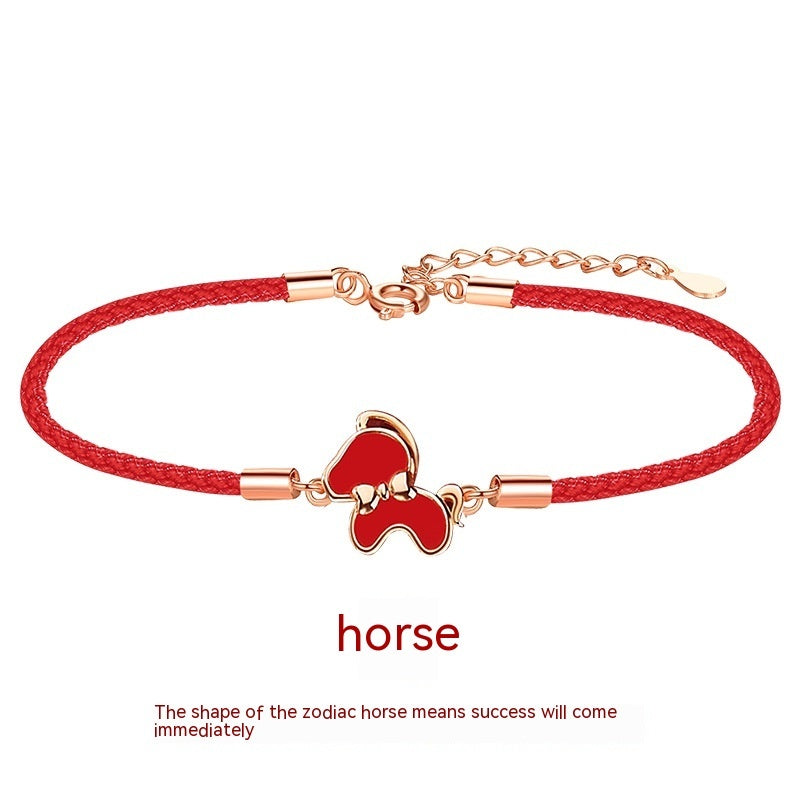 Zodiac Red Rope Bracelet For Women Ooho