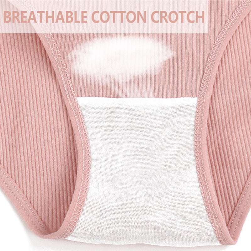 3PCS M-4XL Cotton Panties Female Underwear Sexy Women Briefs Ooho