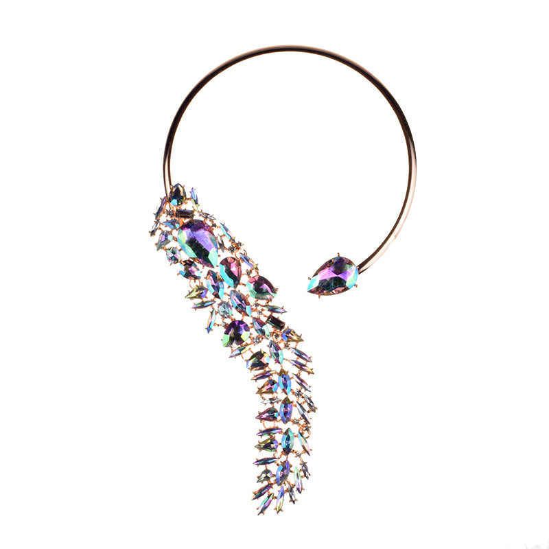 Colorful Rhinestones Chokers Necklaces Fashion Trend Crystals Necklaces Fine Jewelry Accessories for Women Ooho