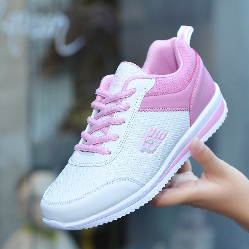 Leather student sneakers women Ooho