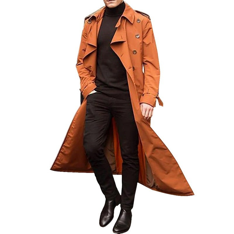 Men's Long Trench Coat Men's Trench Coat Ooho