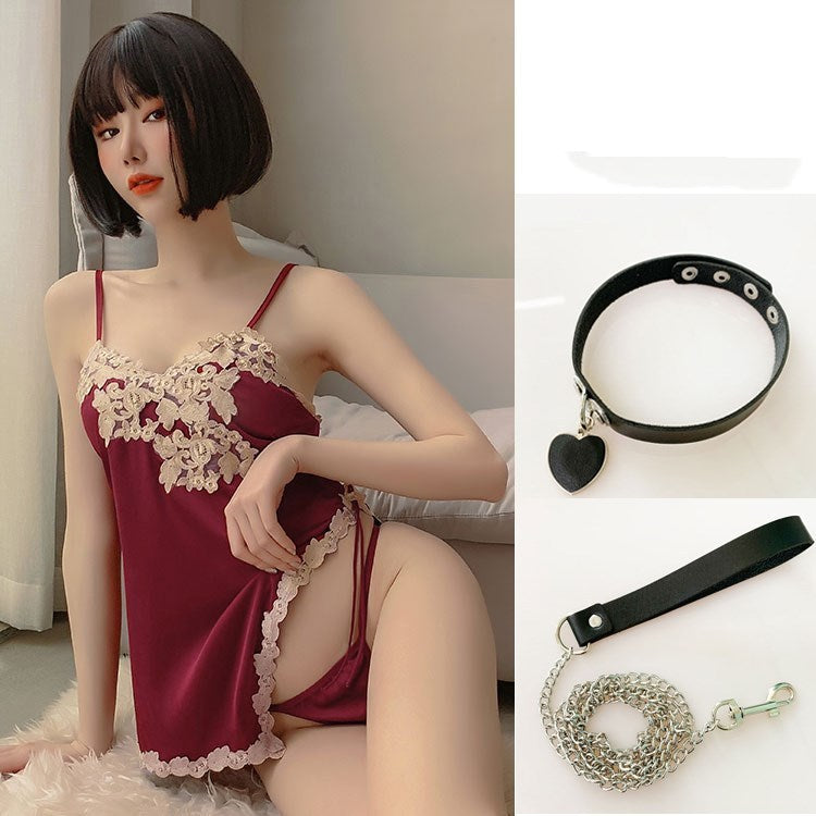 Sexy lingerie sexy pajamas uniform set Ooho