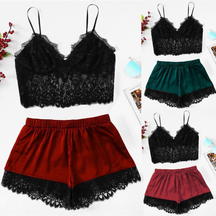 Sexy lingerie sexy women's split lace lingerie sexy suit Ooho