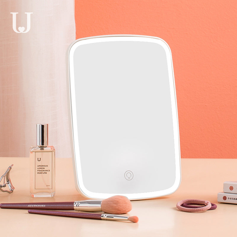 Intelligent Portable Desktop Ladies Makeup Light Adjustable Women Girls Rectangle Mirrors Ooho