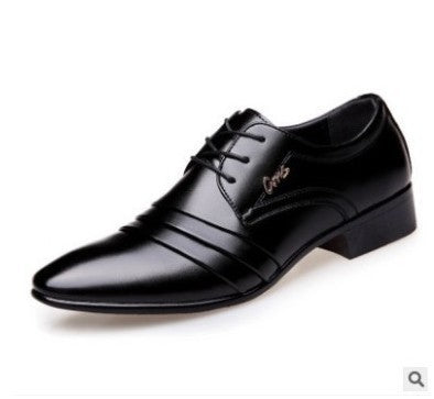 Leather Shoes Men Summer Breathable Men's Shoes Ooho