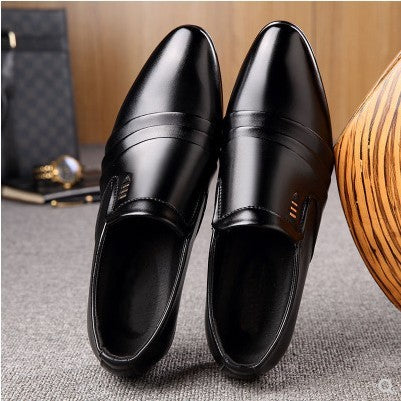 Leather Shoes Men Summer Breathable Men's Shoes Ooho