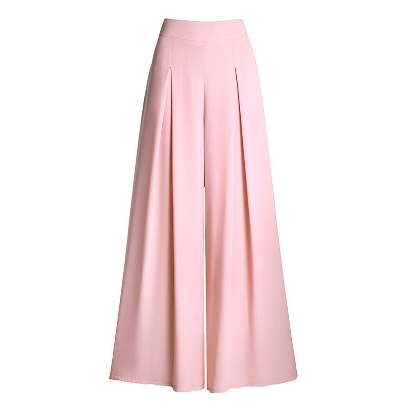 Women’s Loose Slim Culottes | Chiffon Wide-Leg Pants for Casual & Elegant Look Ooho