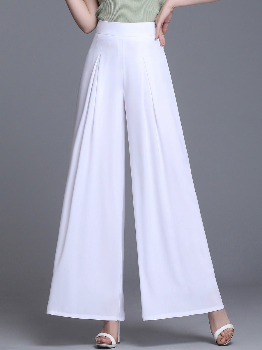 Women’s Loose Slim Culottes | Chiffon Wide-Leg Pants for Casual & Elegant Look Ooho