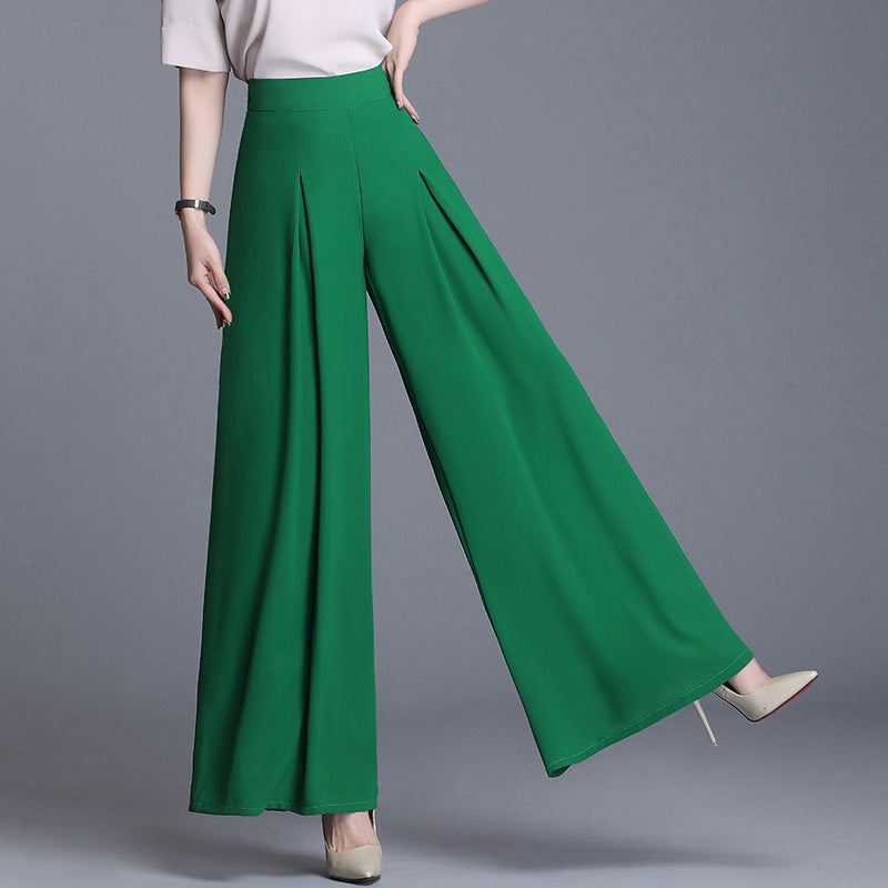 Women’s Loose Slim Culottes | Chiffon Wide-Leg Pants for Casual & Elegant Look Ooho