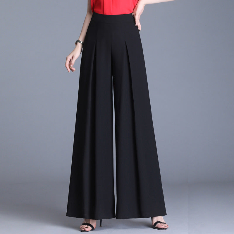 Women’s Loose Slim Culottes | Chiffon Wide-Leg Pants for Casual & Elegant Look Ooho