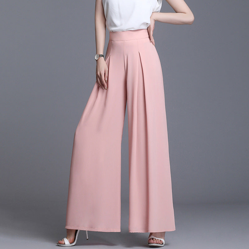 Women’s Loose Slim Culottes | Chiffon Wide-Leg Pants for Casual & Elegant Look Ooho