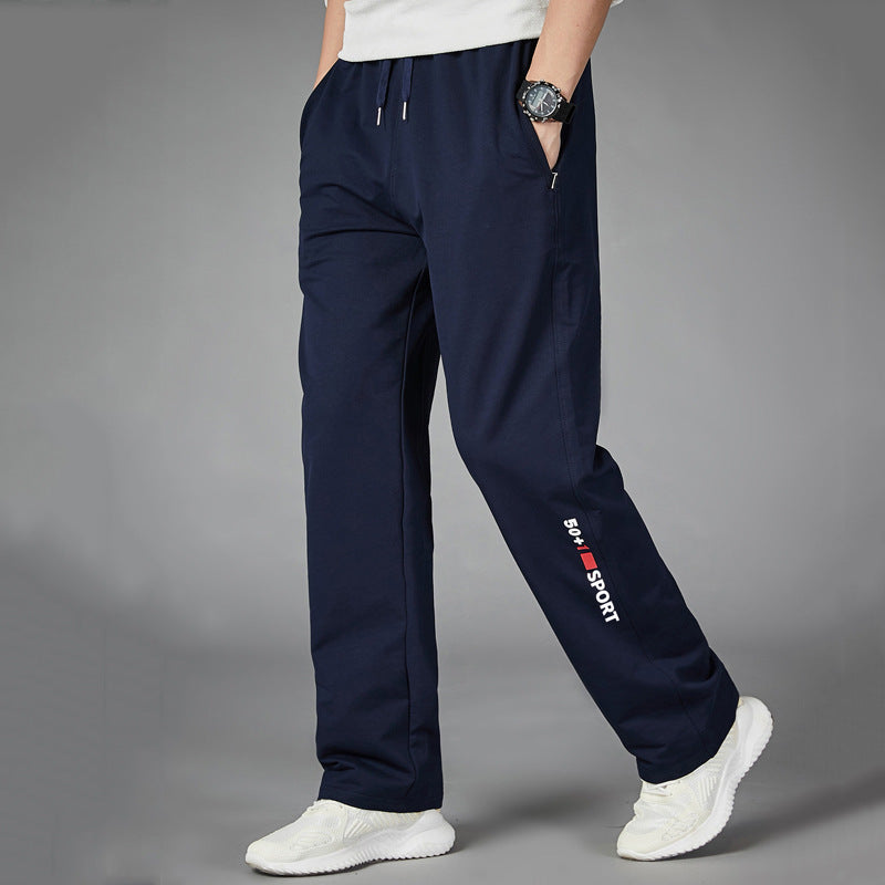 Men Running Pants Joggers Sweatpant Spring Autumn Jogging Sport Trousers Loose Homewear Fitness Straight Breathable Ooho