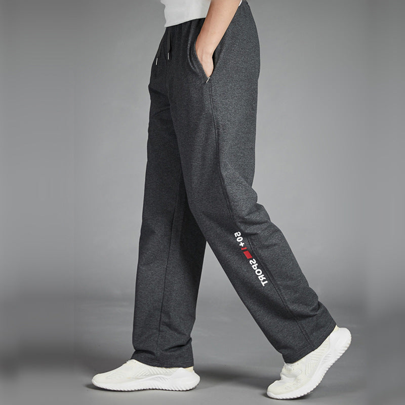 Men Running Pants Joggers Sweatpant Spring Autumn Jogging Sport Trousers Loose Homewear Fitness Straight Breathable Ooho