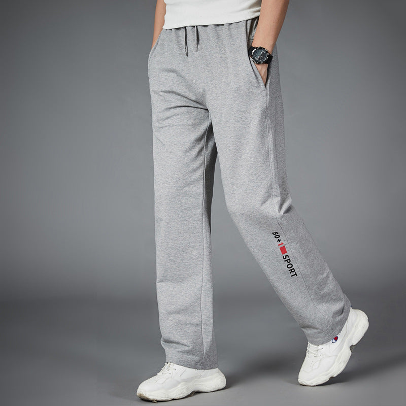 Men Running Pants Joggers Sweatpant Spring Autumn Jogging Sport Trousers Loose Homewear Fitness Straight Breathable Ooho