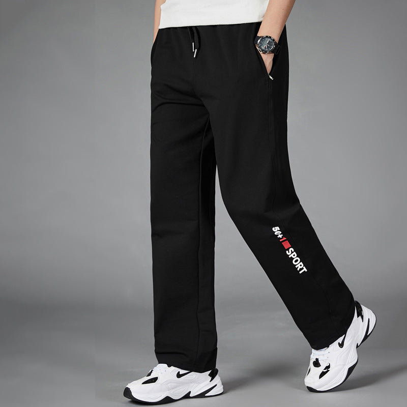 Men Running Pants Joggers Sweatpant Spring Autumn Jogging Sport Trousers Loose Homewear Fitness Straight Breathable Ooho