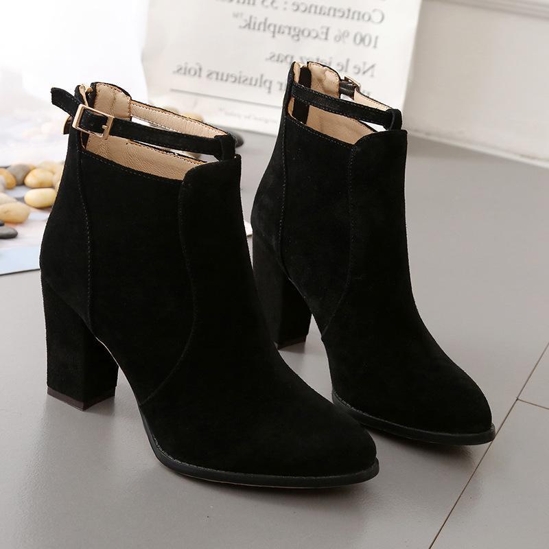 High-heeled Martin Boots For Women Ooho
