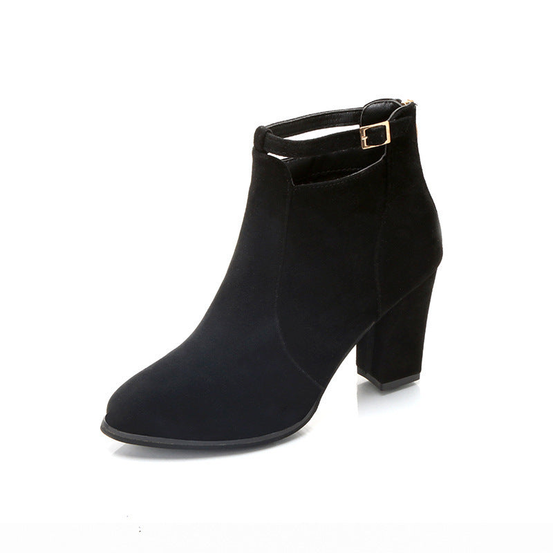 High-heeled Martin Boots For Women Ooho
