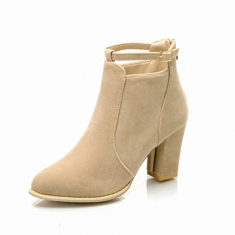 High-heeled Martin Boots For Women Ooho