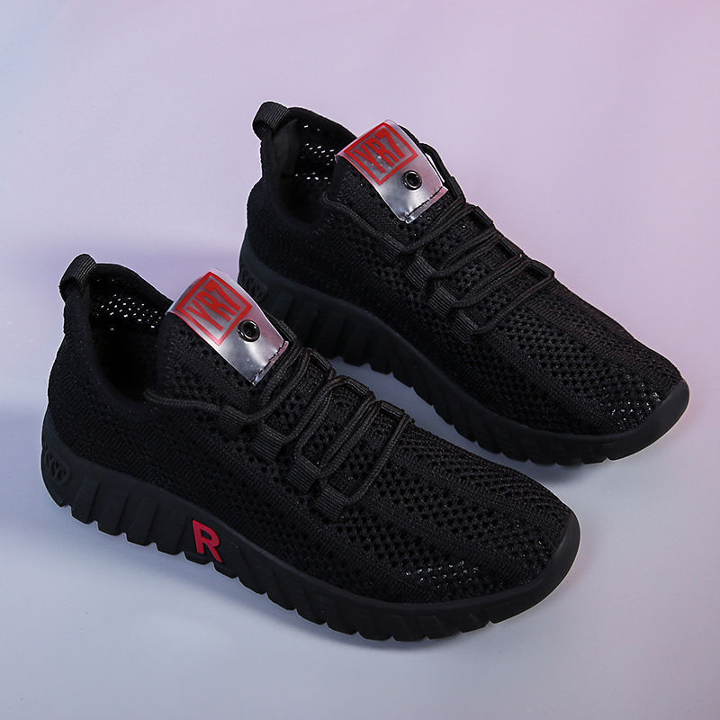 Women Tennis Shoes Bottom Sneakers Gym Female Sport Walking Breathable Mesh Women Sneakers Lightweight Sports Running Shoes Ooho