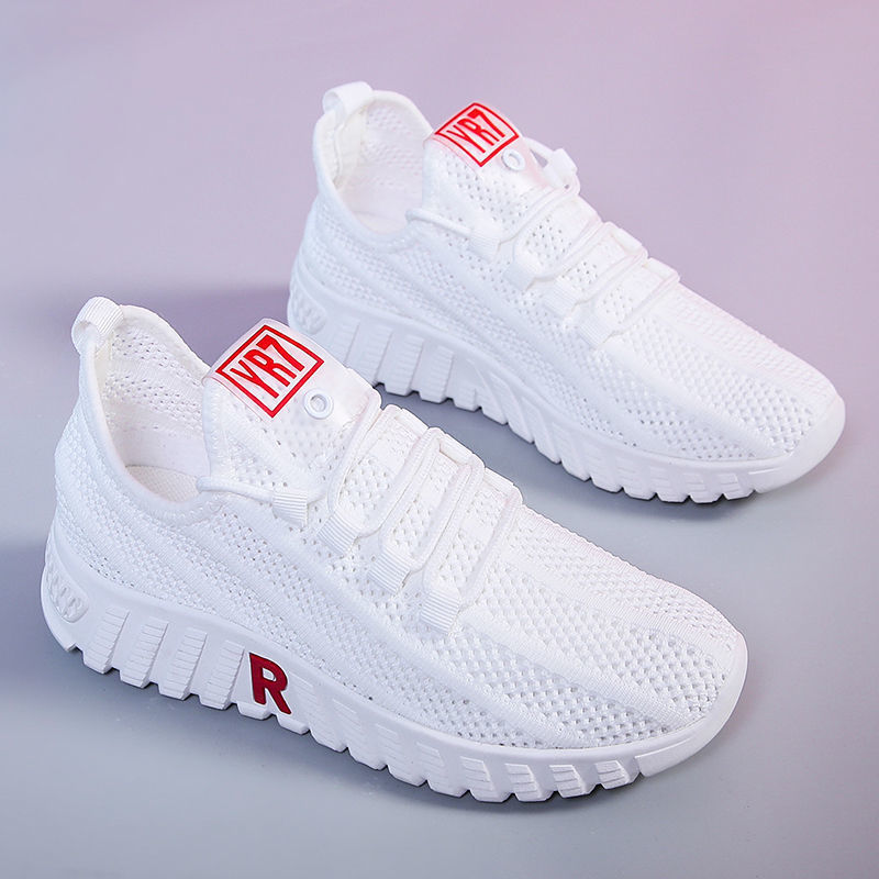 Women Tennis Shoes Bottom Sneakers Gym Female Sport Walking Breathable Mesh Women Sneakers Lightweight Sports Running Shoes Ooho