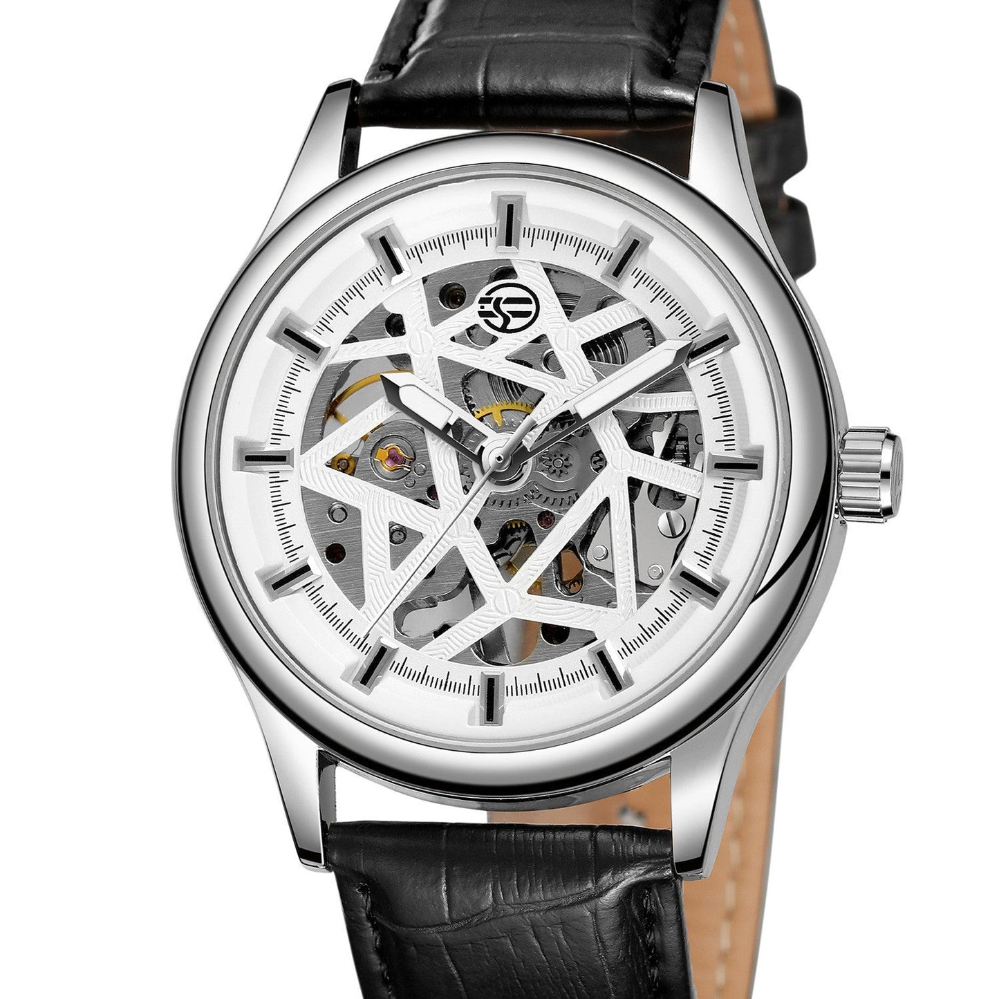 Forsining Golden Gear Movement Retro Royal Classic Fashion Mens Mechanical Wrist Watches Top Brand Luxury Male Clock Relogio Ooho