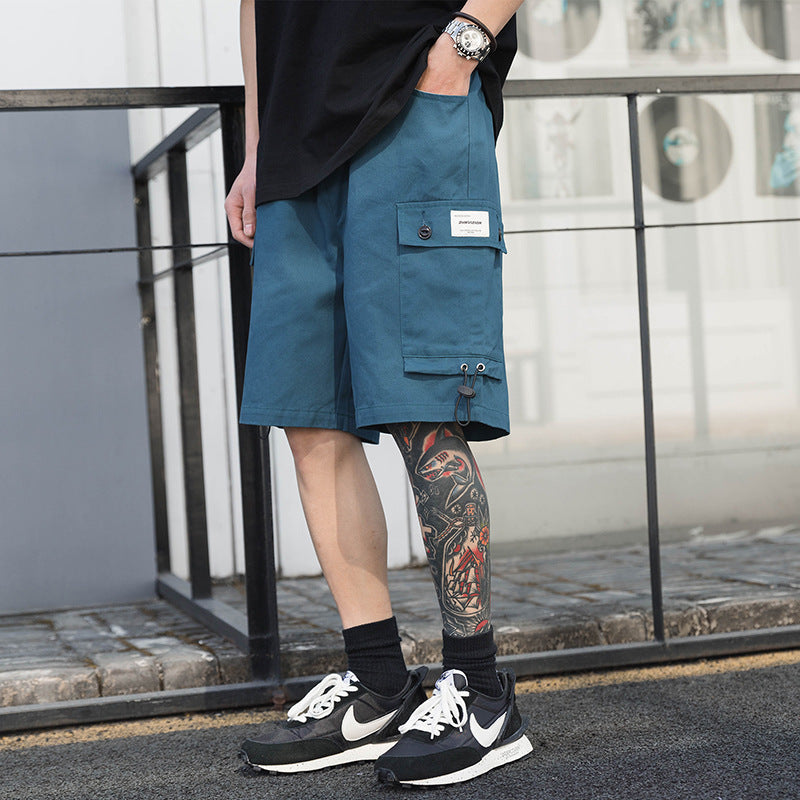 Overalls Shorts Men Loose Summer Ooho