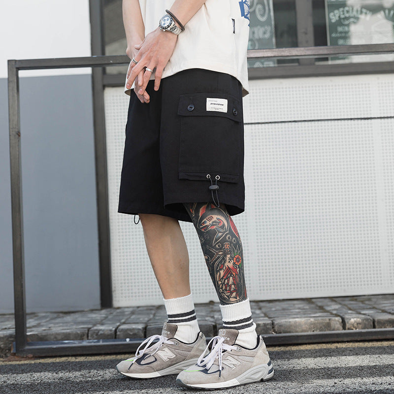 Overalls Shorts Men Loose Summer Ooho
