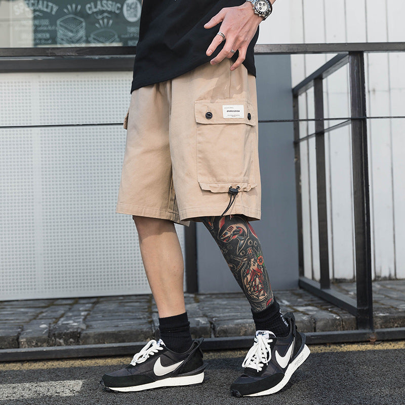 Overalls Shorts Men Loose Summer Ooho