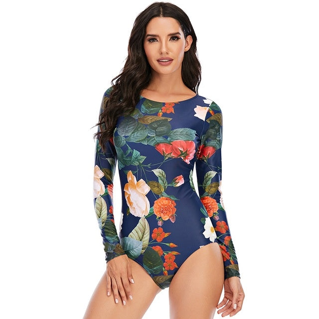 Padded For Monokini Women One Piece Swimsuit Print Bather Ooho