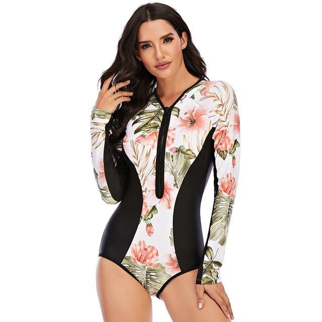 Padded For Monokini Women One Piece Swimsuit Print Bather Ooho