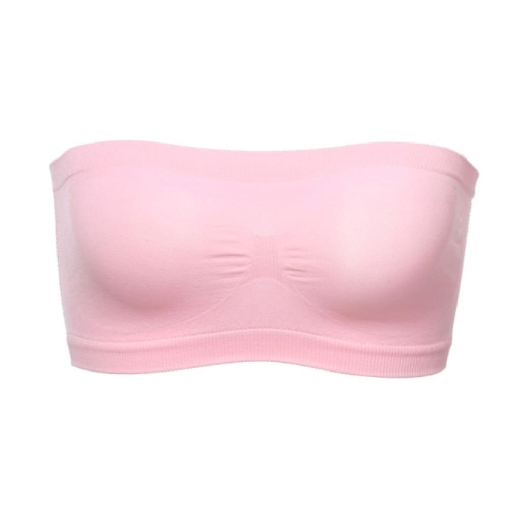Bandeau Bra Underwear Women Bralette Seamless Strapless Tops Ooho