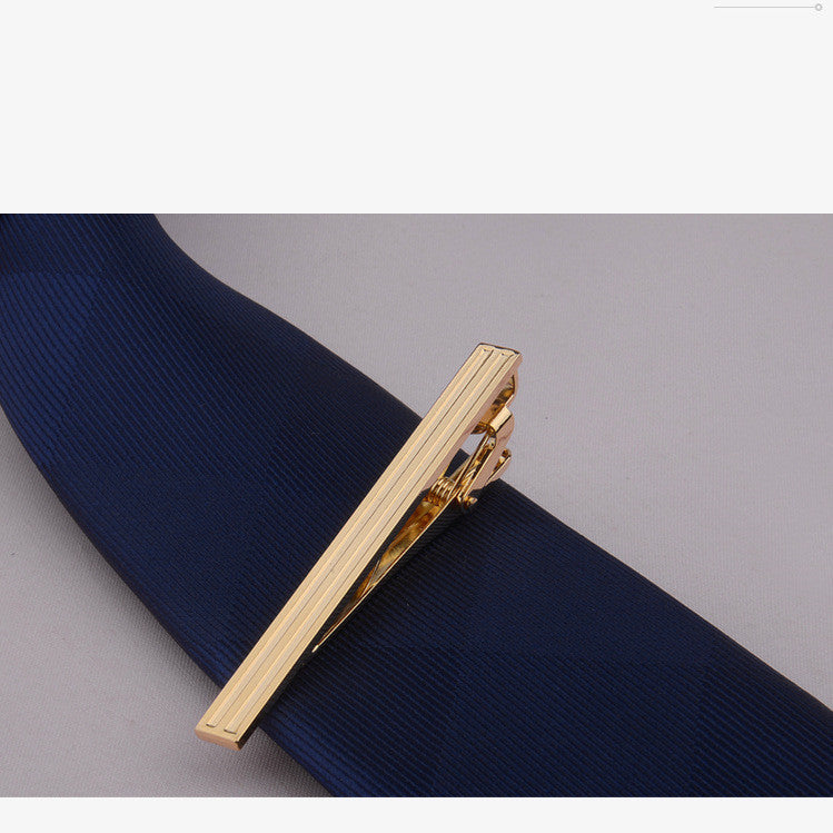 Metal Gold Tie Clip Business Dress Bridegroom Wedding Collar Clip Ooho