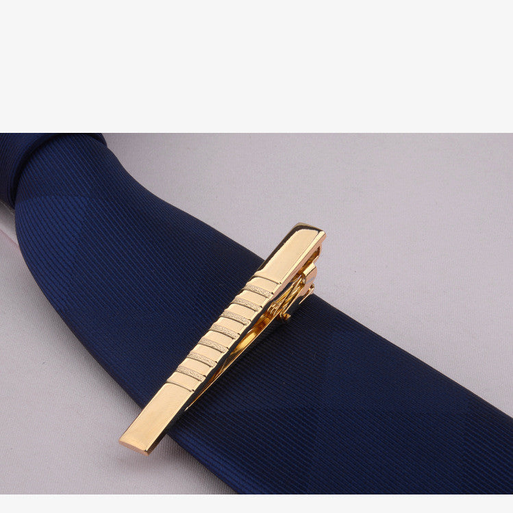 Metal Gold Tie Clip Business Dress Bridegroom Wedding Collar Clip Ooho