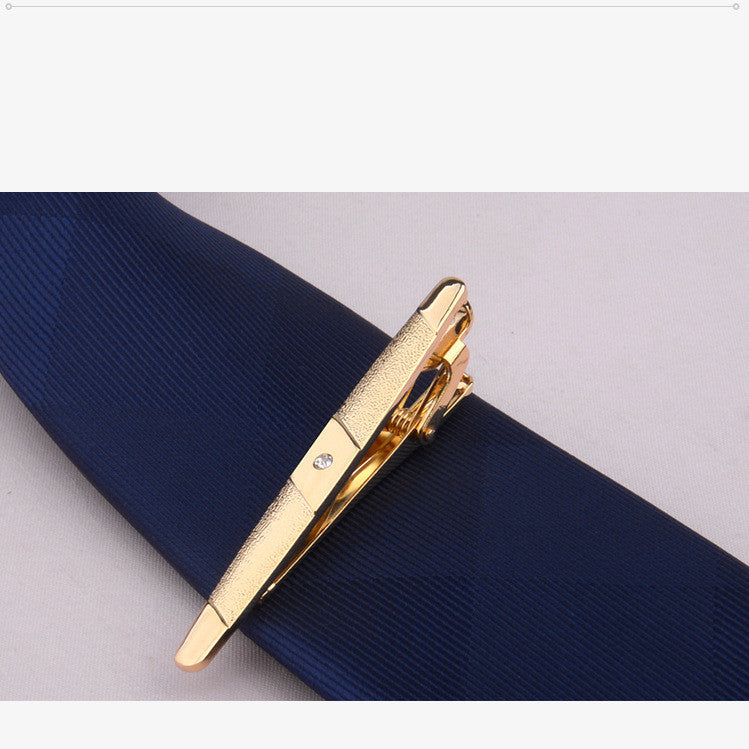 Metal Gold Tie Clip Business Dress Bridegroom Wedding Collar Clip Ooho