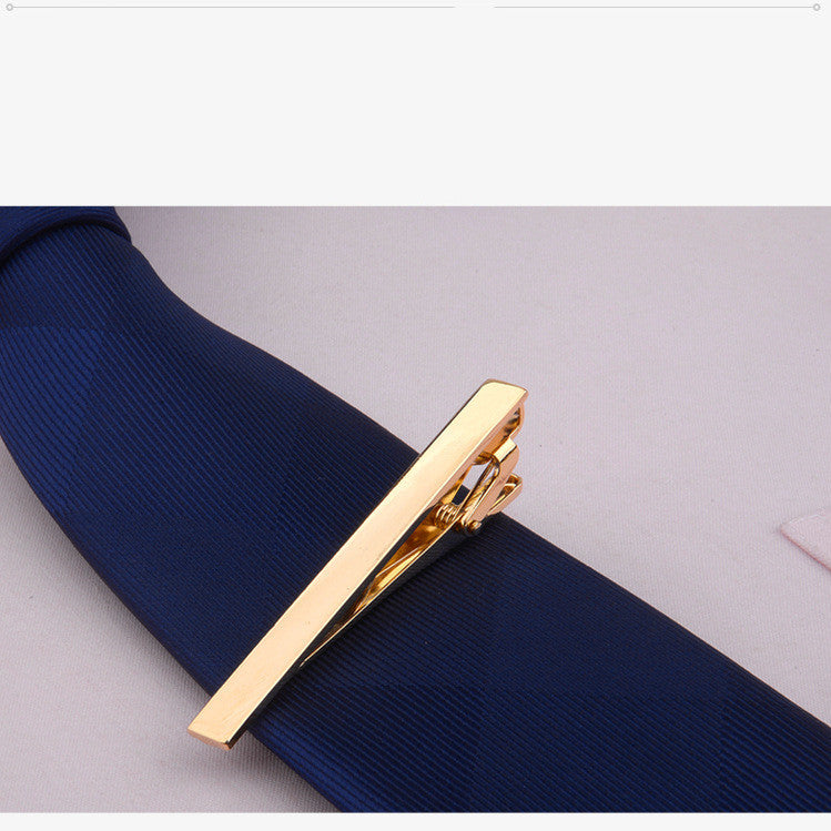Metal Gold Tie Clip Business Dress Bridegroom Wedding Collar Clip Ooho