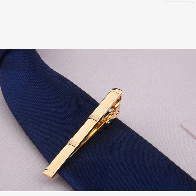 Metal Gold Tie Clip Business Dress Bridegroom Wedding Collar Clip Ooho