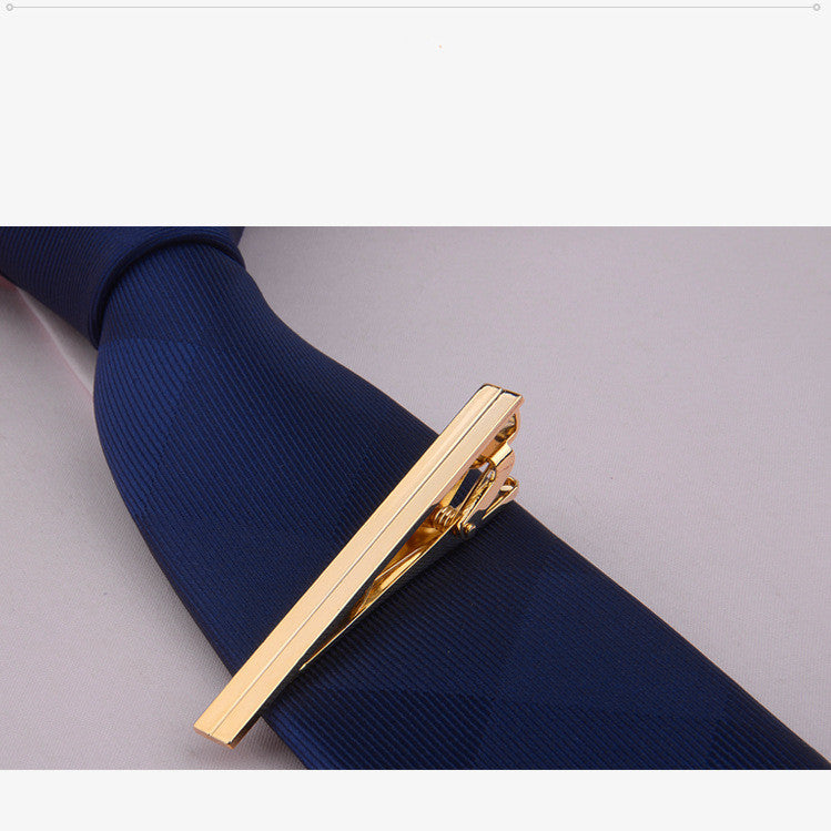 Metal Gold Tie Clip Business Dress Bridegroom Wedding Collar Clip Ooho