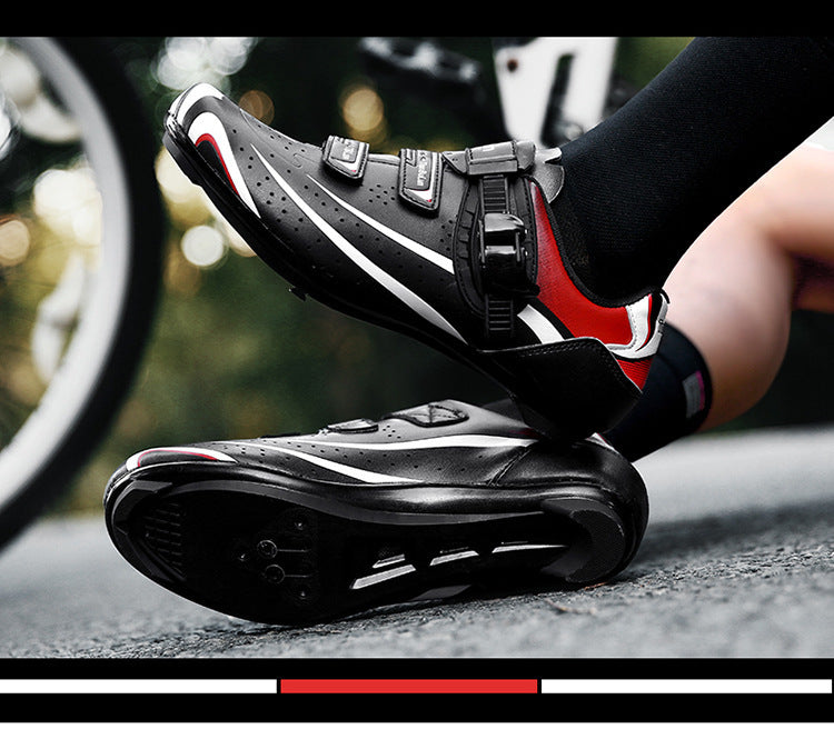 Outdoor Non-lock Cycling Shoes, Rubber Sole Men And Women Couple All-terrain Cycling Shoes Ooho