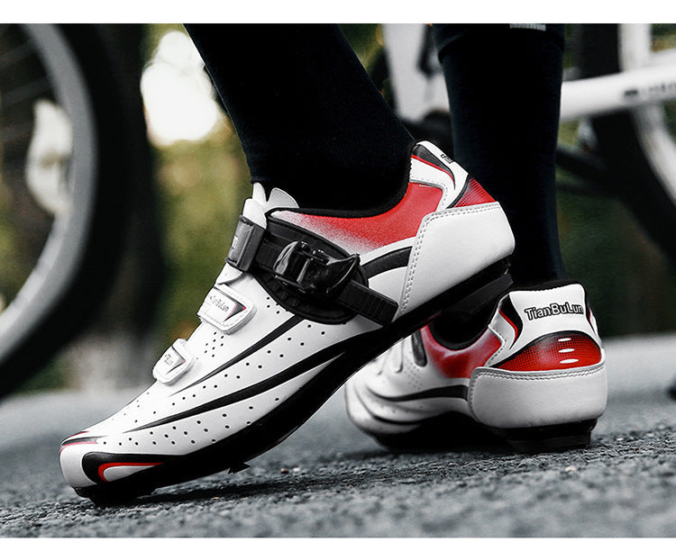 Outdoor Non-lock Cycling Shoes, Rubber Sole Men And Women Couple All-terrain Cycling Shoes Ooho