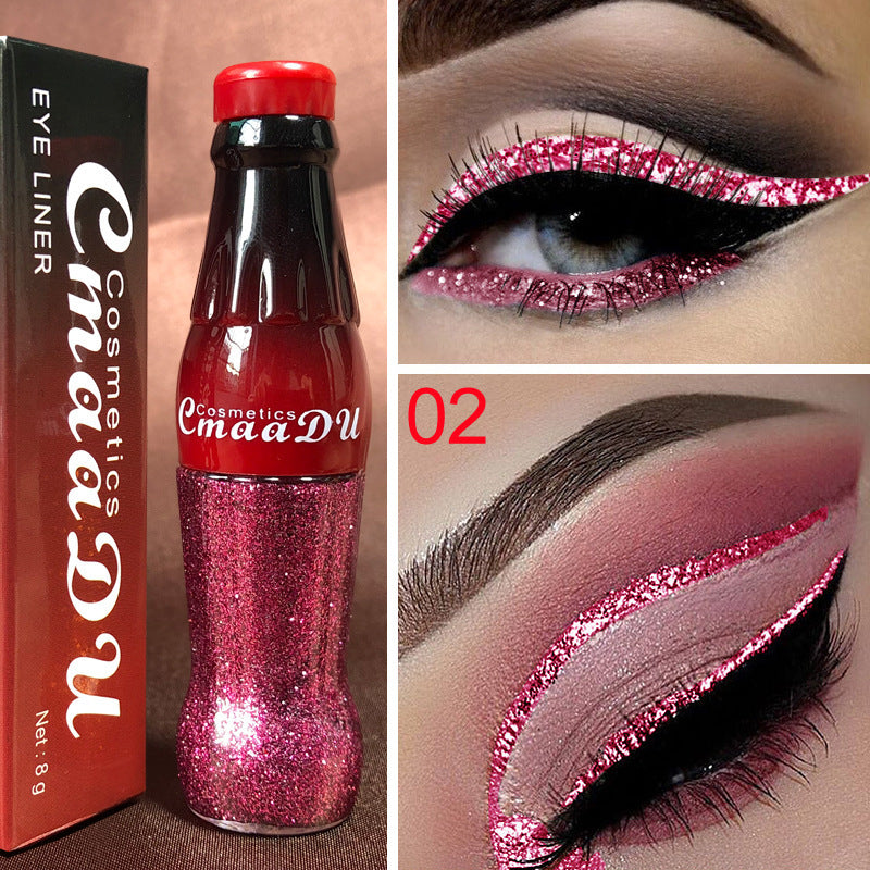 Color Eyeliner Glitter Pencil Women Party Smoky Sexy Eyes Liner Diamond Shining Glitter Eyeliner Makeup Cosmetics Beauty Ooho