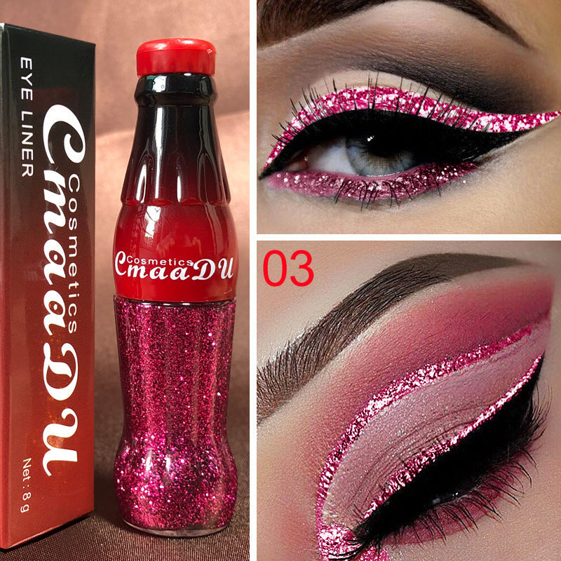Color Eyeliner Glitter Pencil Women Party Smoky Sexy Eyes Liner Diamond Shining Glitter Eyeliner Makeup Cosmetics Beauty Ooho