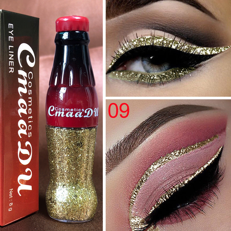 Color Eyeliner Glitter Pencil Women Party Smoky Sexy Eyes Liner Diamond Shining Glitter Eyeliner Makeup Cosmetics Beauty Ooho