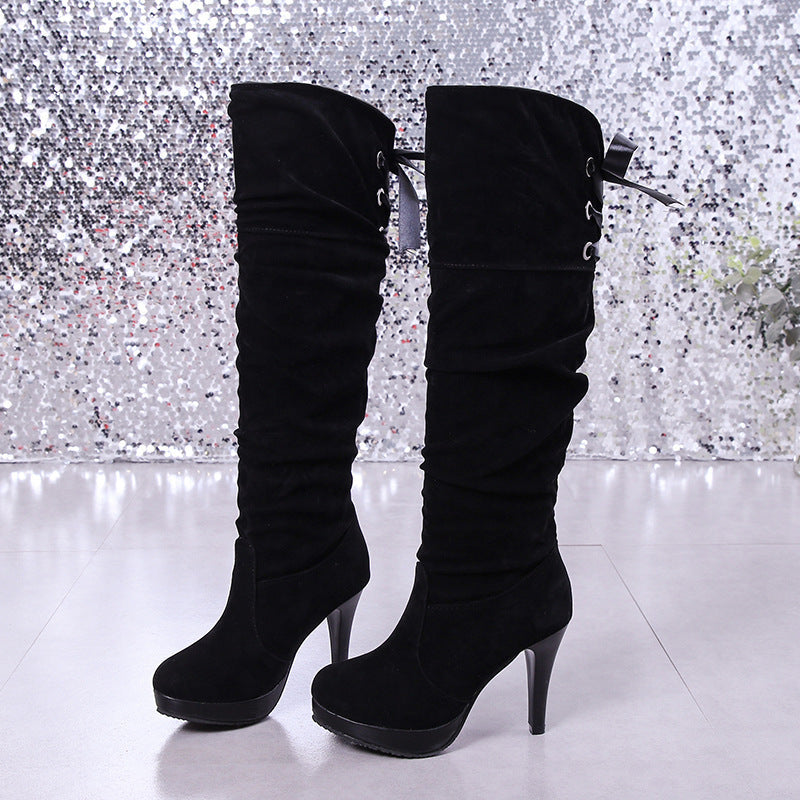 New all-match high heel women over the knee boots Ooho