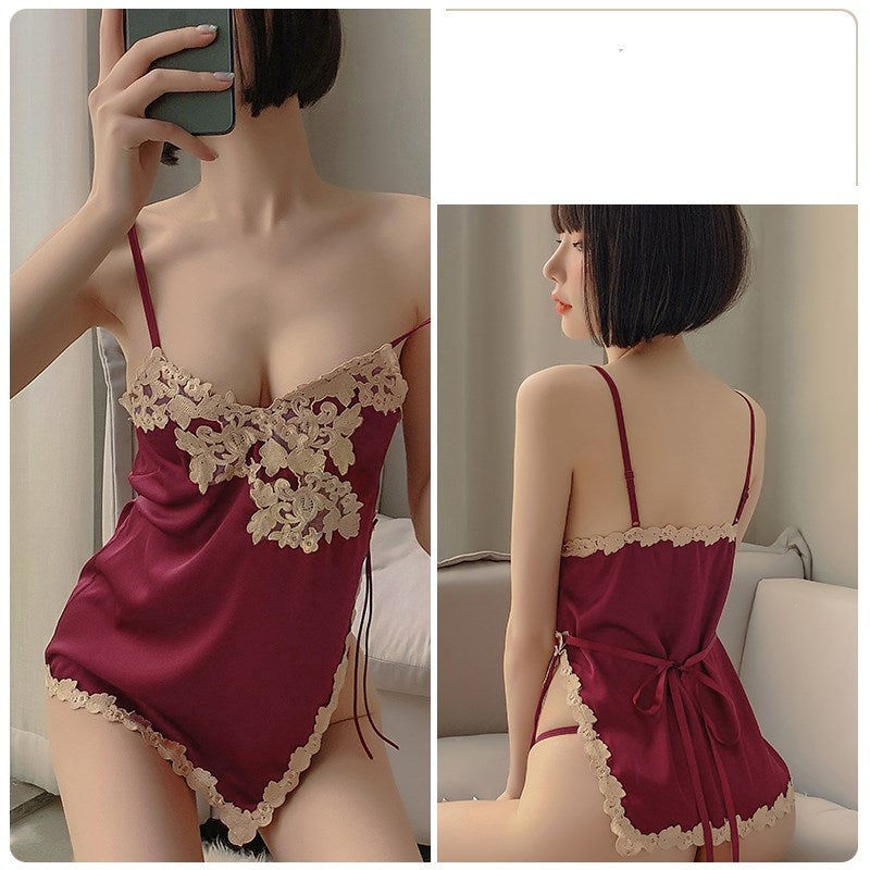 Sexy lingerie sexy pajamas uniform set Ooho