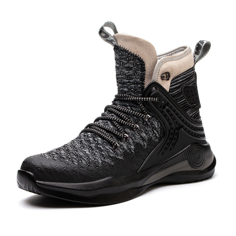 High-top Safety Shoes Construction Protective Footwear Men Steel Toe Shoes Breathable Hiking Boots Puncture Proof Work Boots Ooho