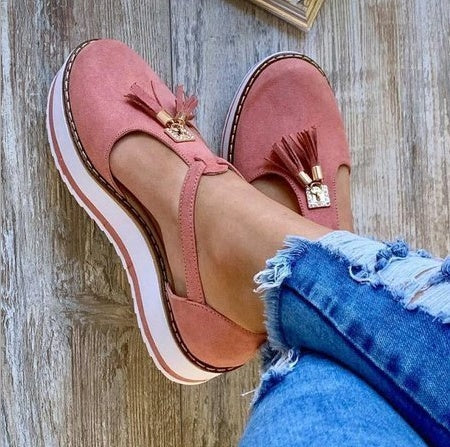 Tassel Flats Shoes Women Spring Summer Sandals Ooho