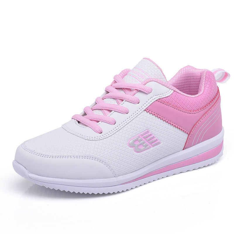 Leather student sneakers women Ooho